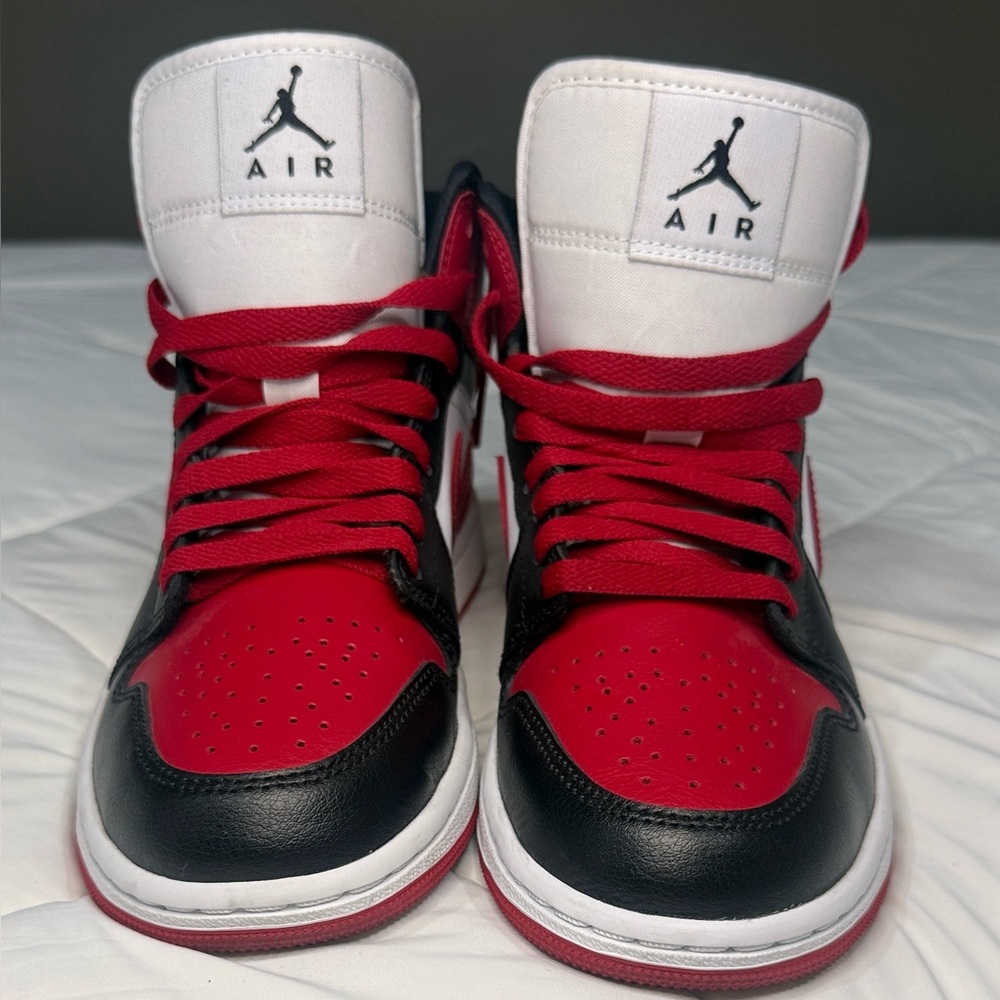 Jordan Women's Sneakers - Red, Black, White